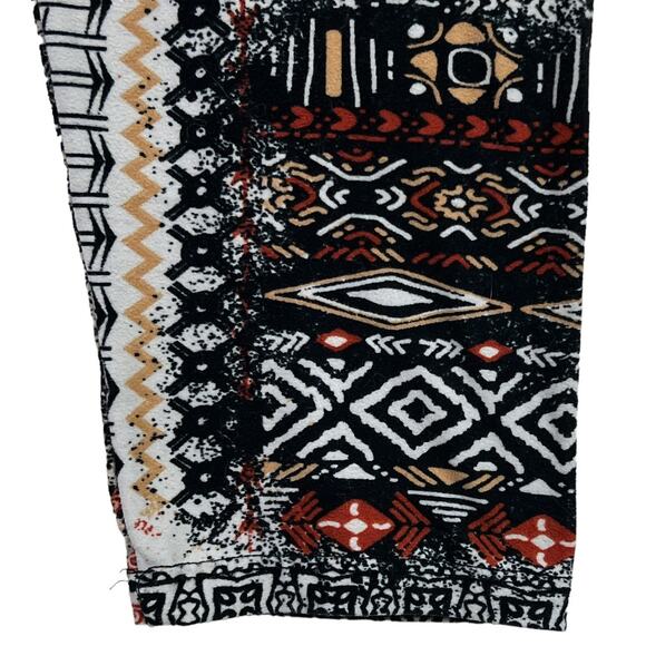 Boho Print Tribal Aztec Pattern Pull On Leggings No Tag - Picture 6 of 10
